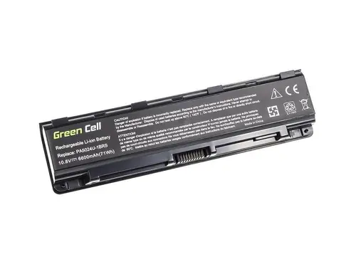Батерия за лаптоп GREEN CELL, Toshiba Satellite C850 C855 C870 L850 L855 PA5024, 10.8V, 6600mAh - image 1