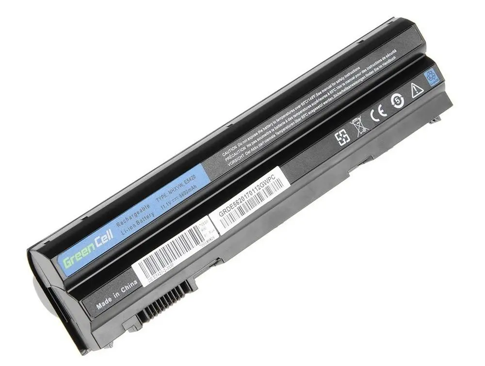 Батерия за лаптоп GREEN CELL, Dell Latitude E5420 E5520 E6420 E6520 E6540, 11.1V, 6600mAh - image 1
