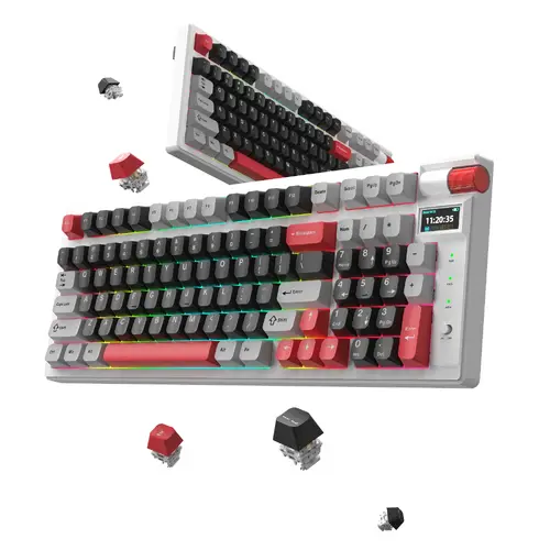 Marvo безжична механична геймърска клавиатура Wireless Gaming Mechanical keyboard Monka Storm KG991W - Bluetooth 5.0, 97 keys - image 4