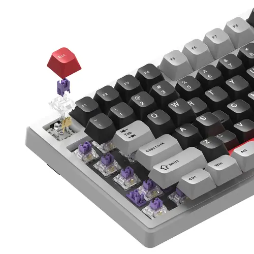 Marvo безжична механична геймърска клавиатура Wireless Gaming Mechanical keyboard Monka Storm KG991W - Bluetooth 5.0, 97 keys - image 5