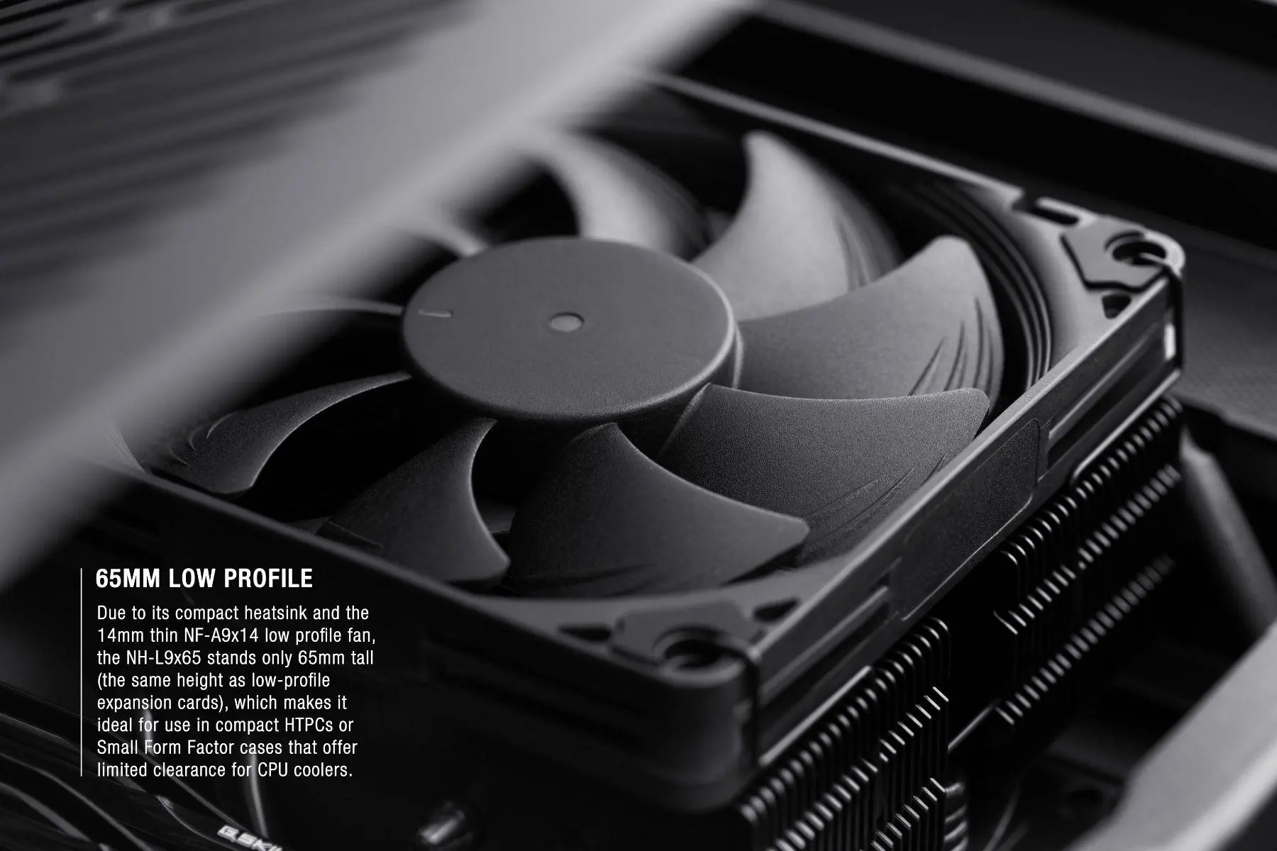 Noctua Охлаждане CPU Cooler NH-L9x65 chromax.black - LGA1851/1700/1200/AM5 - image 4