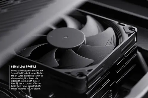 Noctua Охлаждане CPU Cooler NH-L9x65 chromax.black - LGA1851/1700/1200/AM5 - image 4