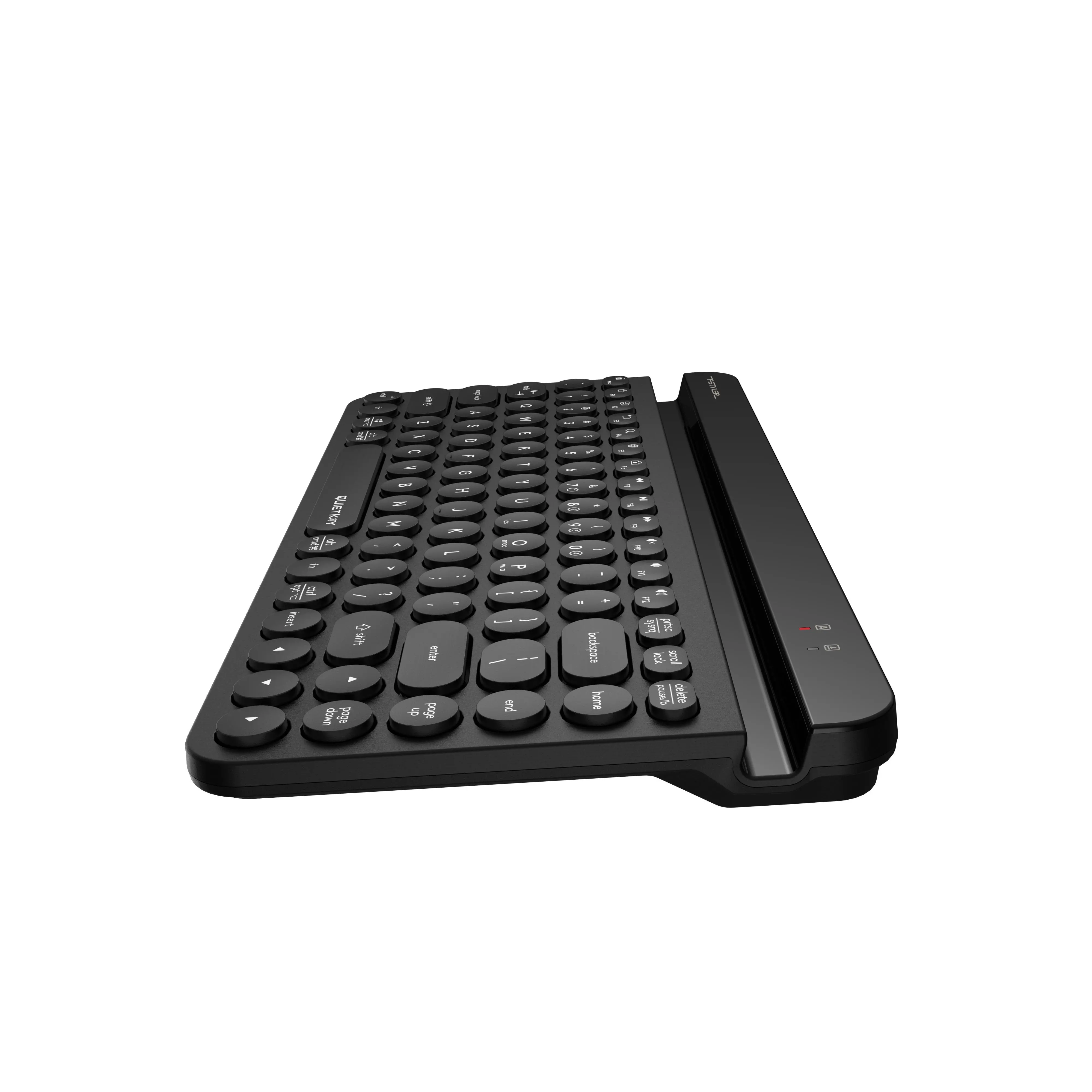 Безжична клавиатура A4tech Fstyler FBK30, Bluetooth, 2.4G, Стойка за телефон, Кирилизирана, Черна - image 1