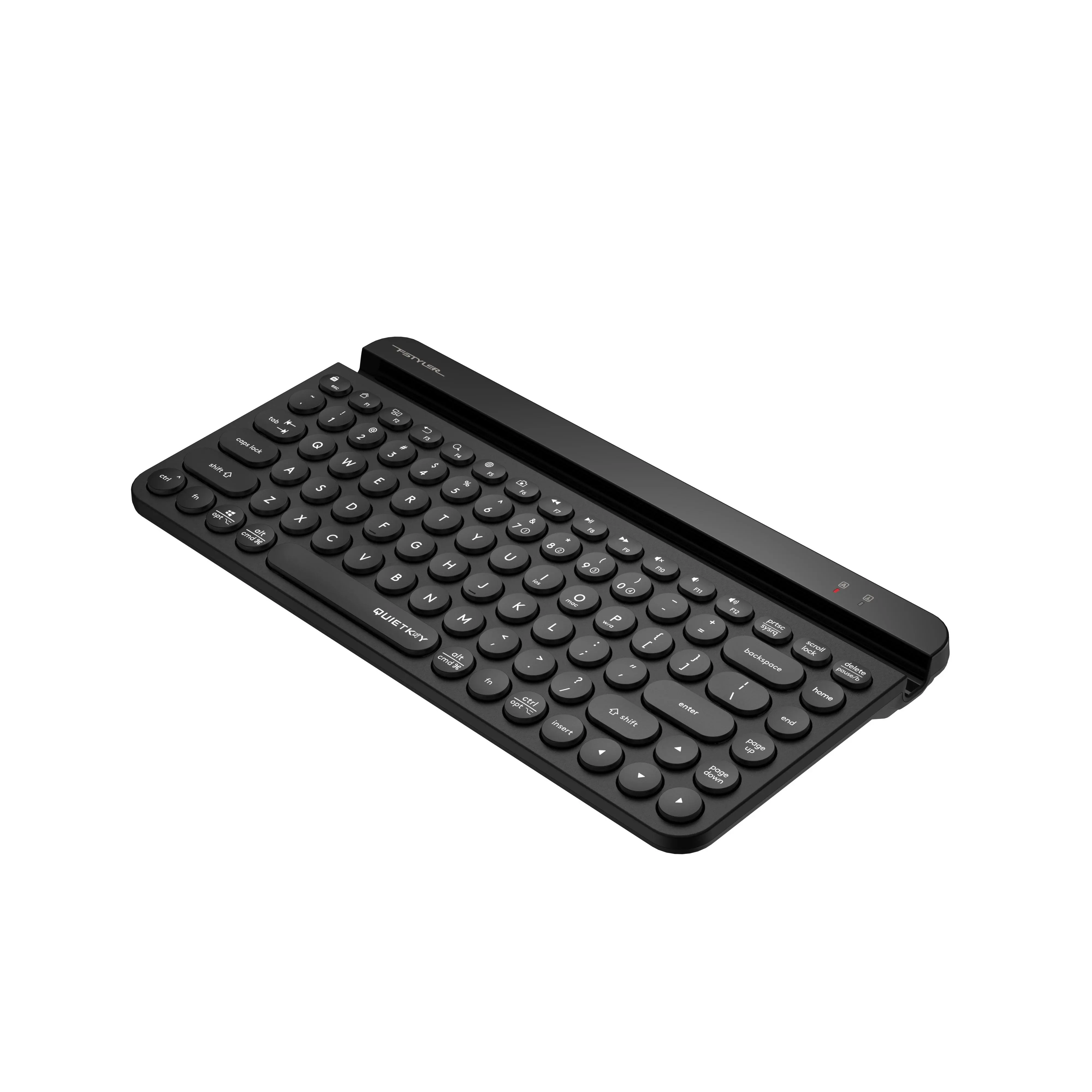 Безжична клавиатура A4tech Fstyler FBK30, Bluetooth, 2.4G, Стойка за телефон, Кирилизирана, Черна - image 3