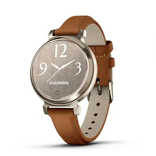 Garmin Lily® 2 - Classic - Cream Gold с Tan кожена каишка 010-02839-02