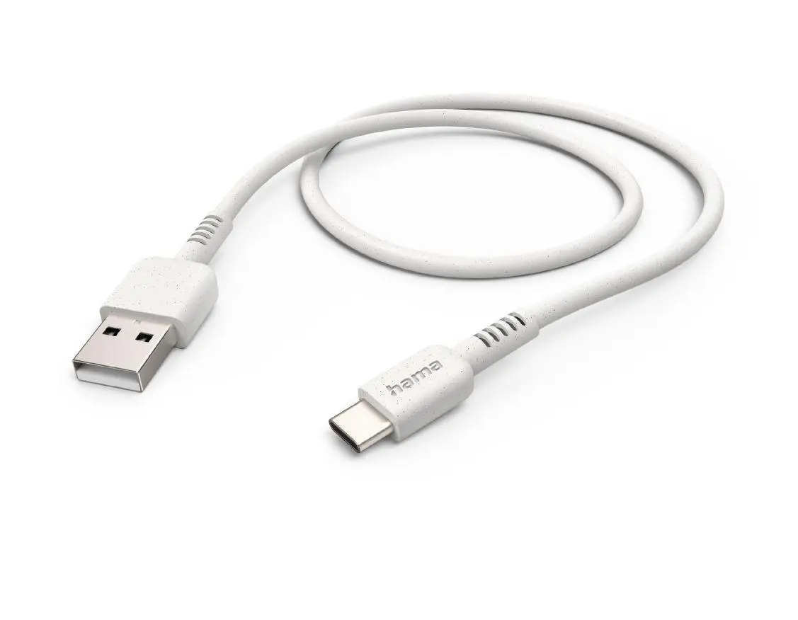 Кабел за зареждане HAMA "Eco", USB-A - USB-C, 1 м, 187281 - image 2