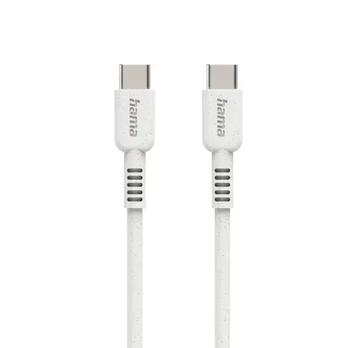Кабел за зареждане HAMA "Eco", USB-C - USB-C, 1 м, 187282