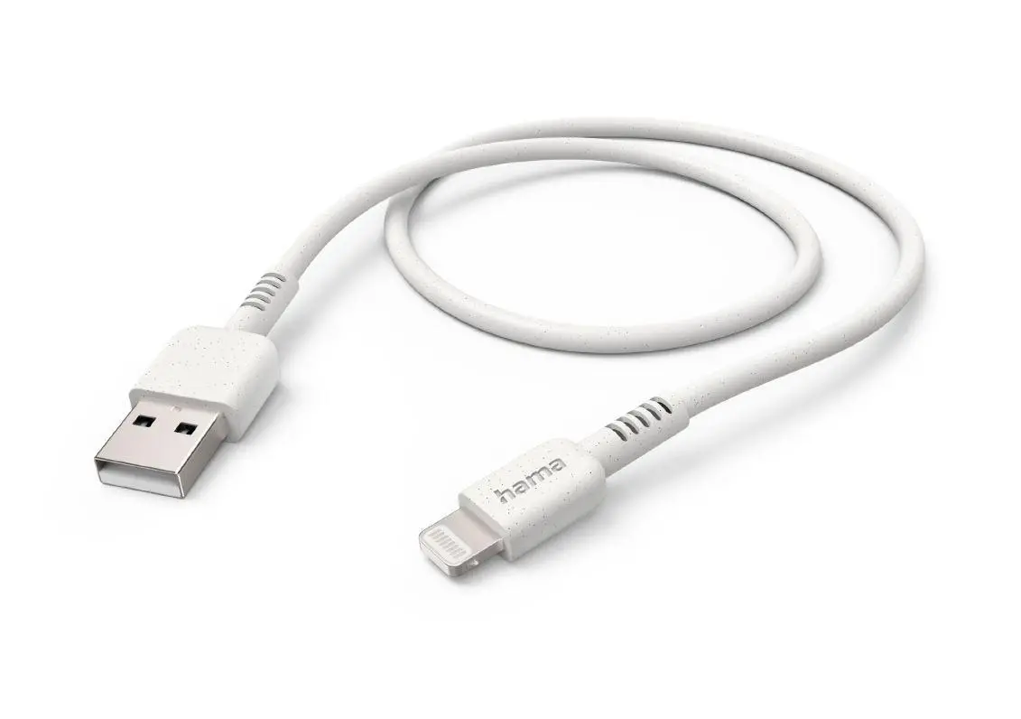 Кабел за зареждане HAMA "Eco", USB-A - Lightning, 1 м, 187283 - image 2