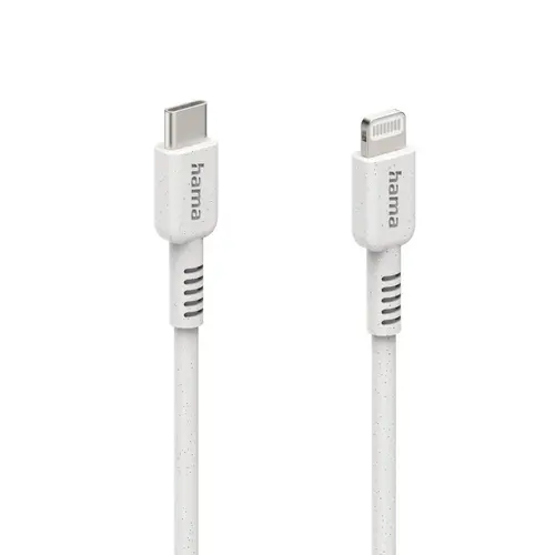 Кабел за зареждане HAMA "Eco", USB-C - Lightning, 1 м, 187284 - image 1