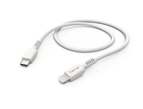 Кабел за зареждане HAMA "Eco", USB-C - Lightning, 1 м, 187284 - image 2