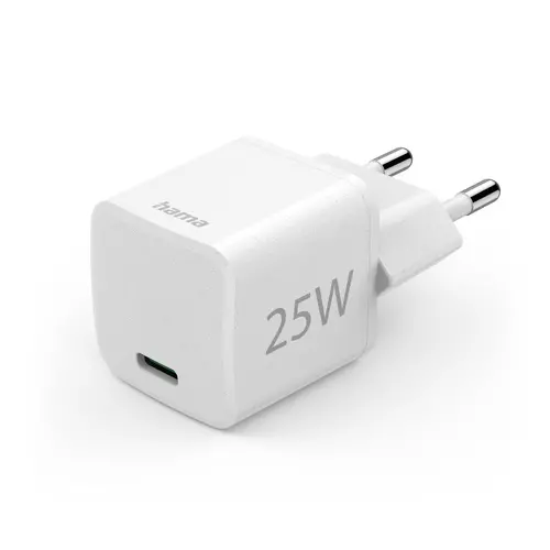 Γρήγορος μίνι φορτιστής HAMA "Eco", USB-C, 25 W, 187278 - 1