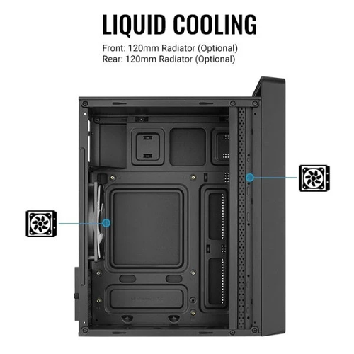 AeroCool кутия Case mATX - CS-109-G-BK-v1 - FRGB, Tempered Glass - image 4