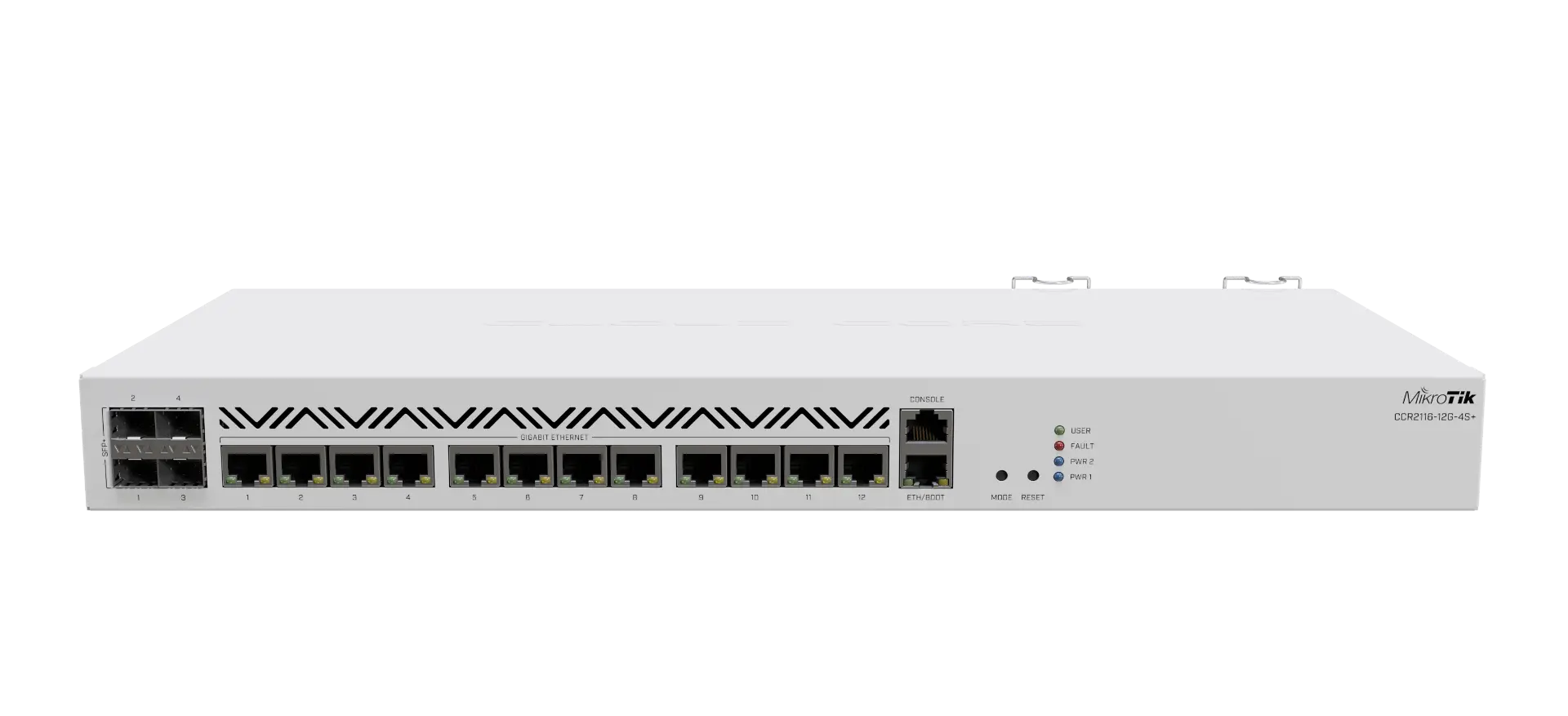 Cloud Router Mikrotik CCR2116-12G-4S+, 13xGigabit LAN, 4xSFP cages, M.2 PCIe слот