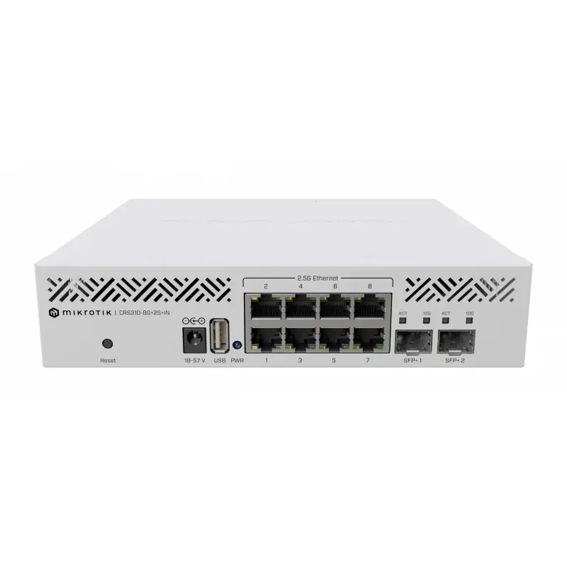 Суич MikroTik CRS310-8G-2S-IN, 8 x Gigabit Ethernet ports, 2 x SFP - image 2