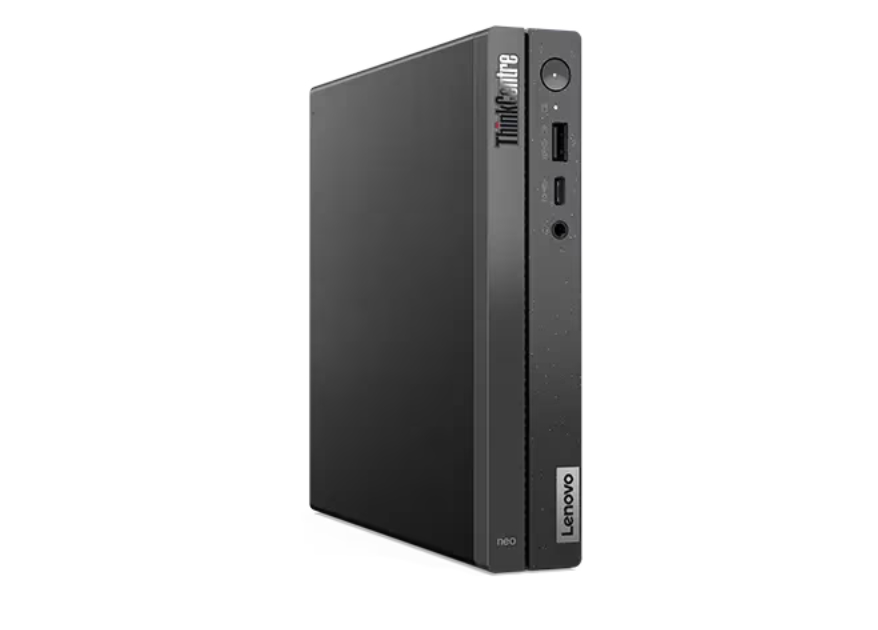 Настолен компютър, Lenovo ThinkCentre Neo 50q G4 Tiny Intel Core i3-1215U (up to 4.4GHz, 10MB), 8GB DDR4 3200MHz, 256GB SSD, Intel UHD Graphics, KB, Mouse, WLAN, BT, DOS, 3Y - image 2