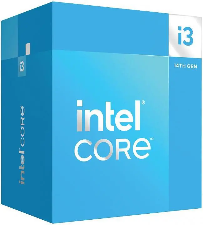 Процесор, Intel Core i3-14100F 4C/8T (3.5GHz / 4.7GHz Boost, 12MB, 58W, LGA1700)
