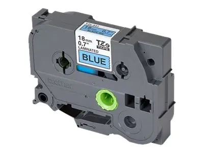 Консуматив, Brother TZe-541 Tape Black on Blue, Laminated, 18mm, 8 m - Eco - image 1