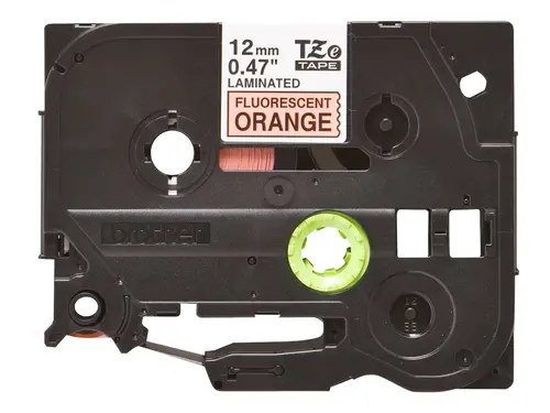 Consumabil, Brother TZe-B31 12mm Negru pe portocaliu fluorescent, laminată, 12mm Consumabil, Brother TZe-B31 12mm Negru pe portocaliu fluorescent, laminată, 12mm