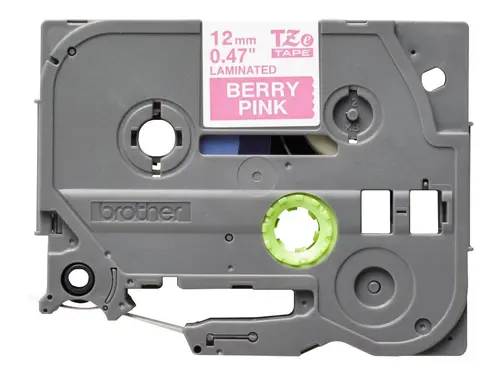 BROTHER TZEMQP35 12mm White/Berry Pink matt 5M length - image 2