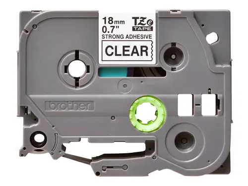 BROTHER TZES141 18mm ΜΑΥΡΟ ΣΕ ΔΙΑΦΑΝΟ ΑΥΤΟΚΟΛΛΗΤΗ ΤΑΙΝΙΑ - 1