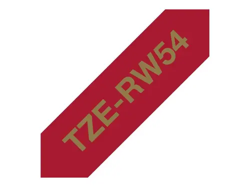 BROTHER P-Touch 24mm wind red/gold ribbon tape - 2