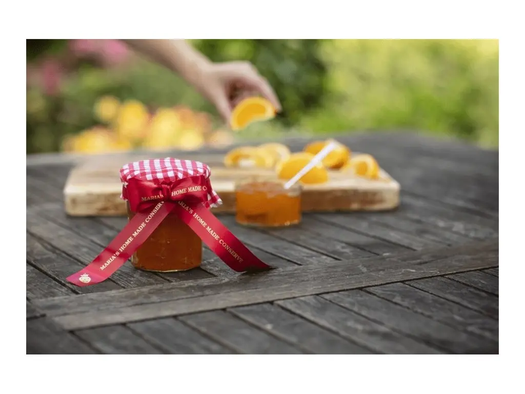 BROTHER P-Touch 24mm wind red/gold ribbon tape - image 4