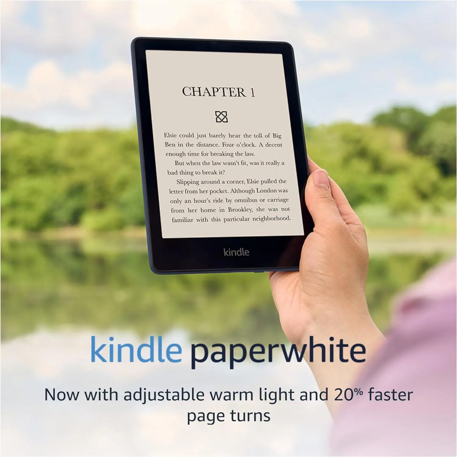 eBook четец Kindle Paperwhite 6.8", 16GB, 2021, 11 генерация, IPX8, Denim - image 1