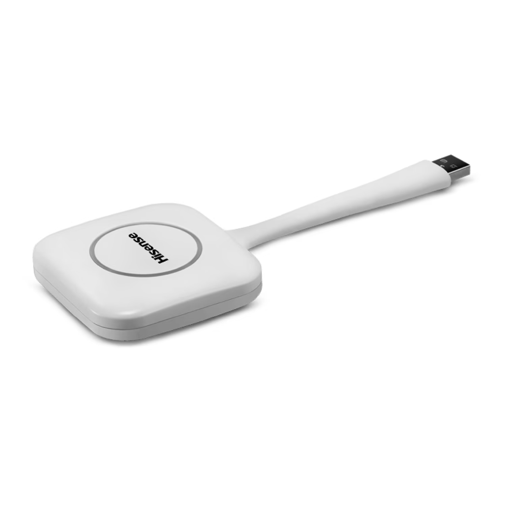 Адаптер, Hisense Wireless screen transmission dongle connects to the USB - Type-A port of a device and transmits the on-screen content to the Digital Whiteboard