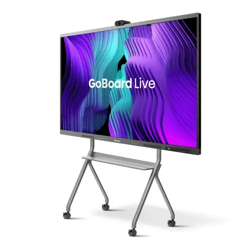 Интерактивен дисплей, Hisense IDB 65" GoBoard Live; 4K, 350 nit, 1200:1, 8ms, 60Hz, with camera, Tempered glass, anti-glare, Android 13, Google Integration, OPS slot, 20 touch points, Dolby Atmos, wall mount bracket, VESA 600x400