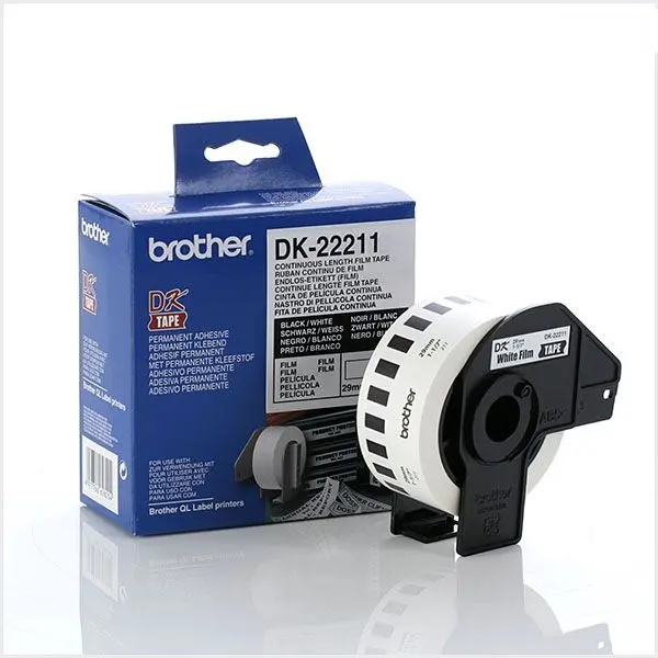 Αναλώσιμο, Brother DK-22211 Λευκή συνεχής ταινία φιλμ 29mm x 15.24m