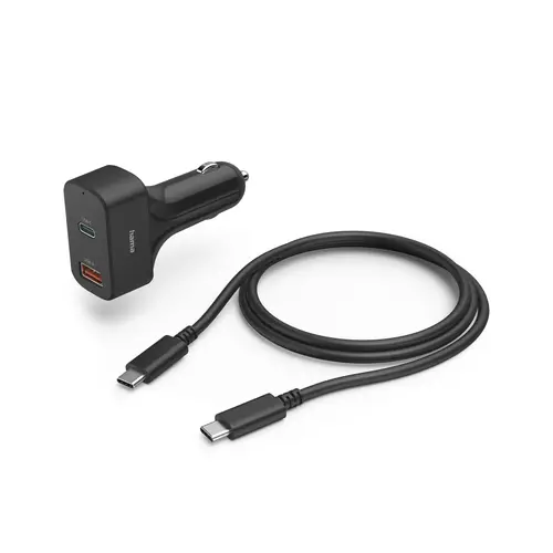 Зарядно за лаптоп за кола HAMA, USB-C, (PD), 5-20 V/ 65 W, 200018 - image 4