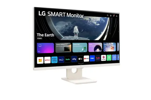 Монитор, LG 27SR50F-W, 27" IPS Smart webOS23, Anti-Glare, 5ms, 1000:1, 250cd/m, FHD 1920x1080, HDR 10, HDMI, USB, Wi-Fi B/in, Reader Mode, Speakers 5W x 2, Tilt, White - image 3