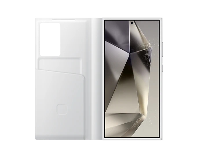 Калъф, Samsung S24 Ultra Smart View Wallet Case White - image 3