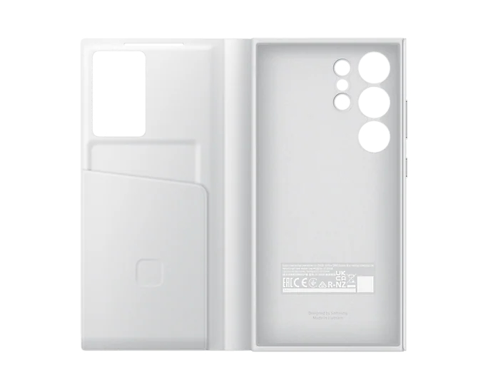 Калъф, Samsung S24 Ultra Smart View Wallet Case White - image 4