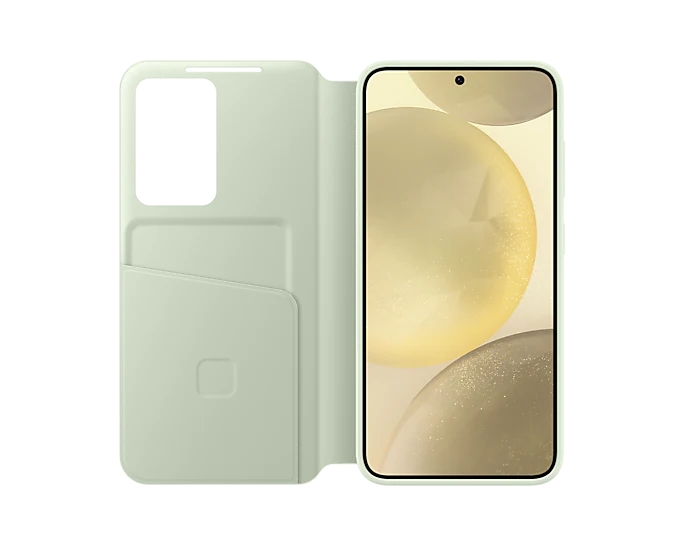 Калъф, Samsung S24 Smart View Wallet Case Light Green - image 3