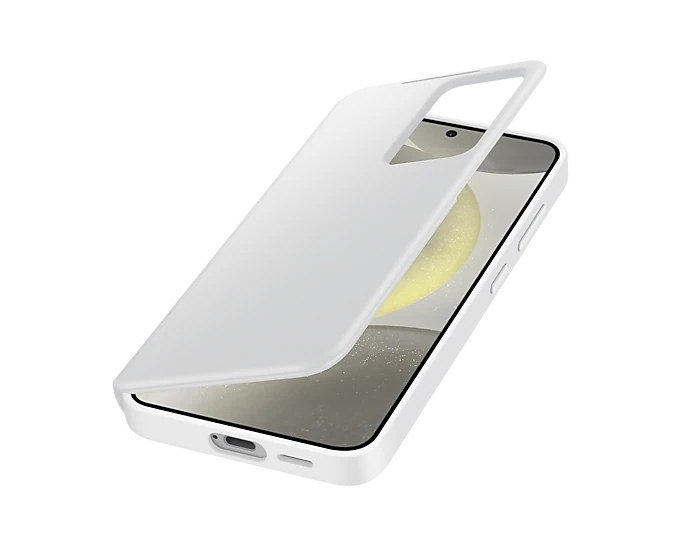 Калъф, Samsung S24 Smart View Wallet Case White - image 2