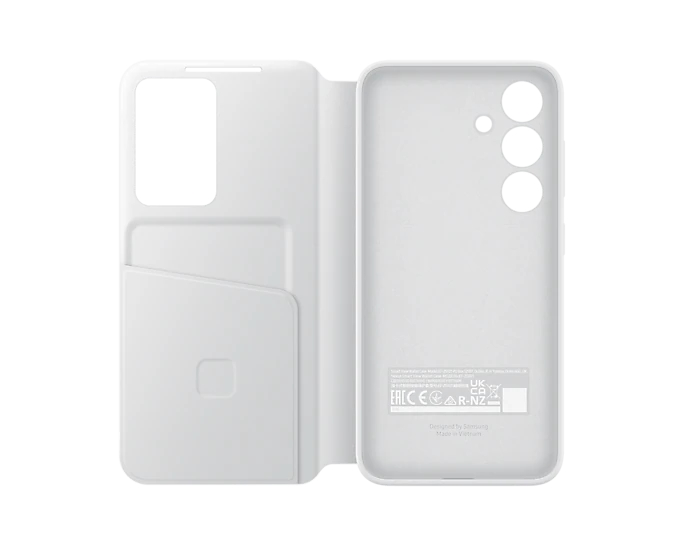 Калъф, Samsung S24 Smart View Wallet Case White - image 4