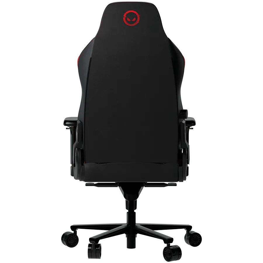 LORGAR Embrace 533, Gaming chair, PU eco-leather, 1.8 mm metal frame, multiblock mechanism, 4D armrests, 5 Star aluminium base, Class-4 gas lift, 75mm PU casters, Black + red - image 3