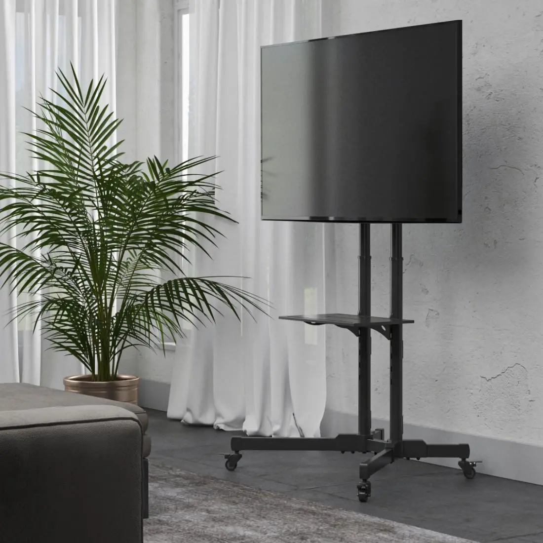 HAMA Мобилна стойка за TV Trolley , до / 75", 220874 - image 13