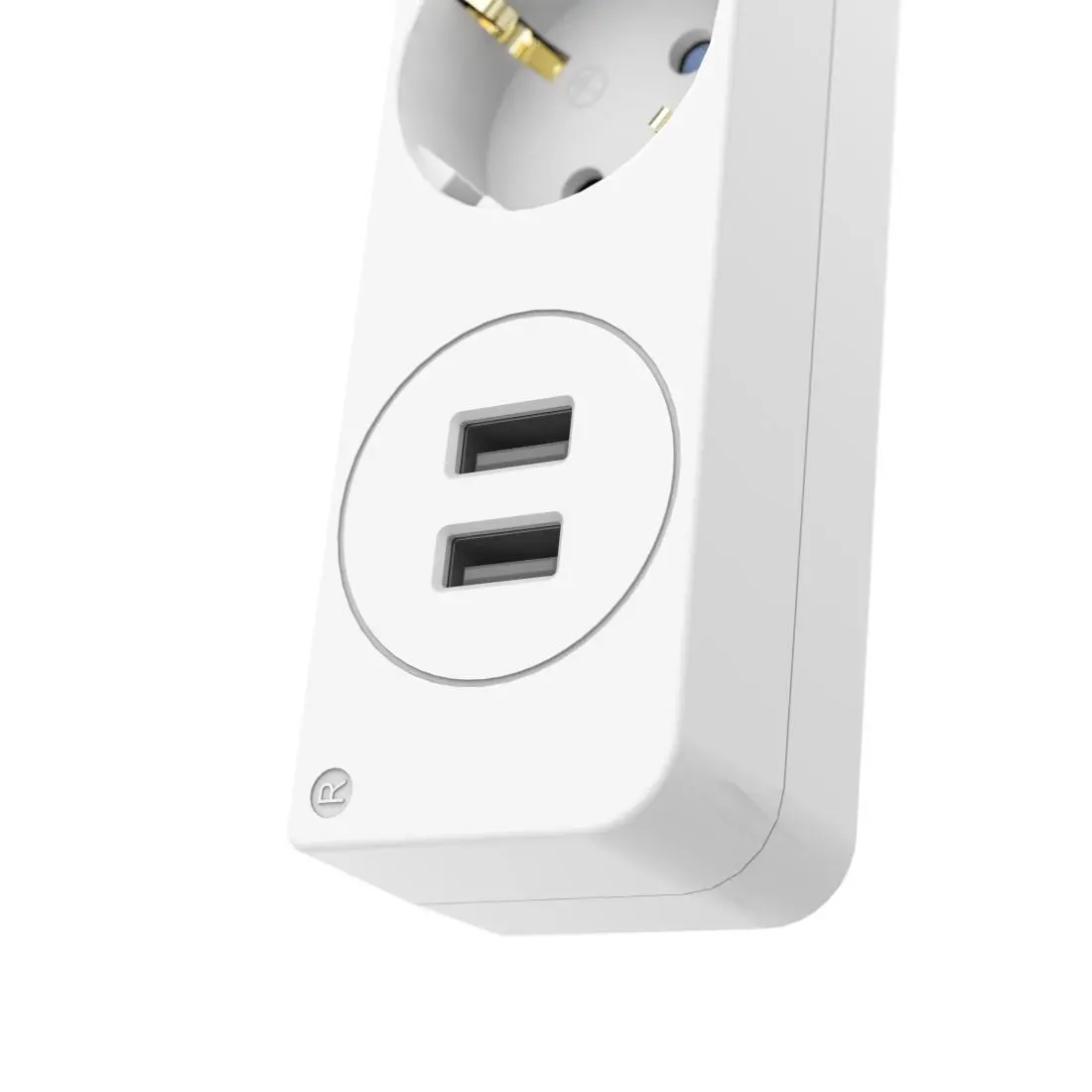 Разклонител HAMA USB 3.4A, 5 гнезда, 2x USB, 3400mA, 223183 - image 5