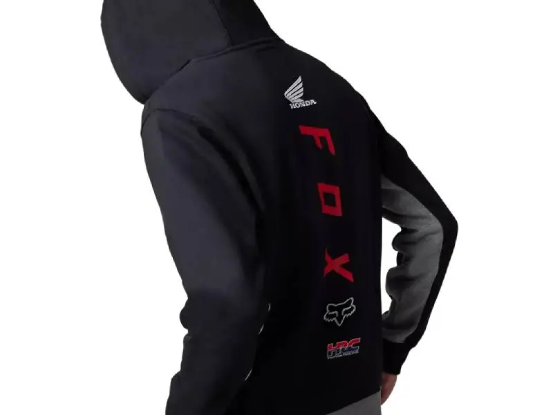 Суитчър FOX X HONDA ZIP FLEECE BLK FOX - image 2