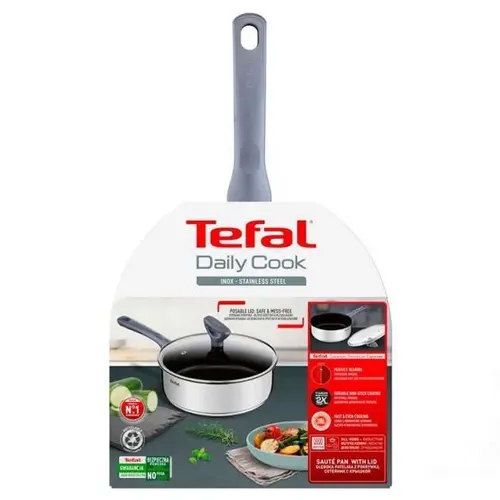 Τηγάνι, Tefal G7303255, DAILY COOK Sautepan 24 + καπάκι - 5