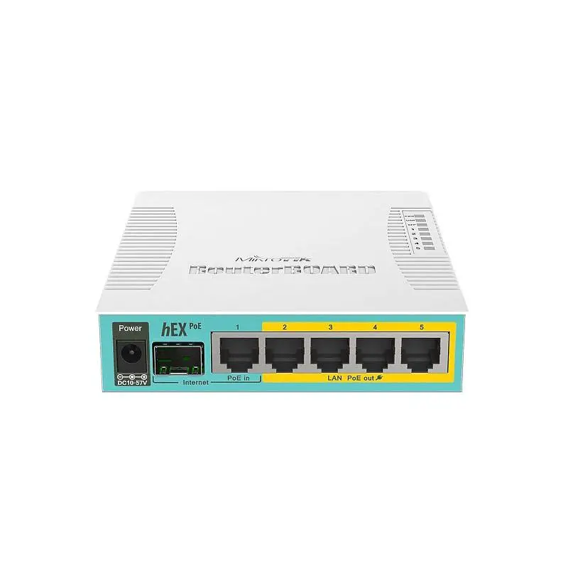 Рутер MikroTik RB960PGS, 5 x 10/100/1000, hEX PoE - image 1