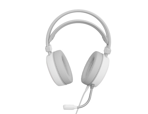 Слушалки, Genesis Headset Neon 613 With Microphone RGB Illumination White - image 1