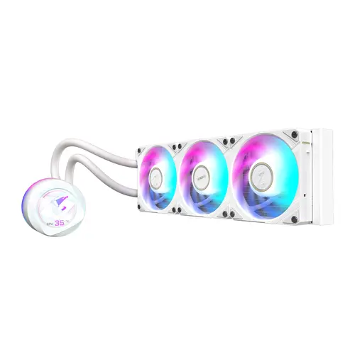 Cooler pentru procesor Gigabyte AORUS WATERFORCE X II 360 ICE, LCD Display - 1