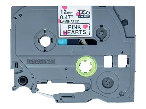 BROTHER TZe-MPPH31 tape black/heart pattern 12mm/4m - image 3