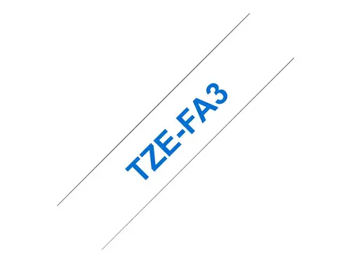 Ταινία TZ Υφασμάτινη ταινία 12mm Μαύρο σε λευκό για P-Touch - 2