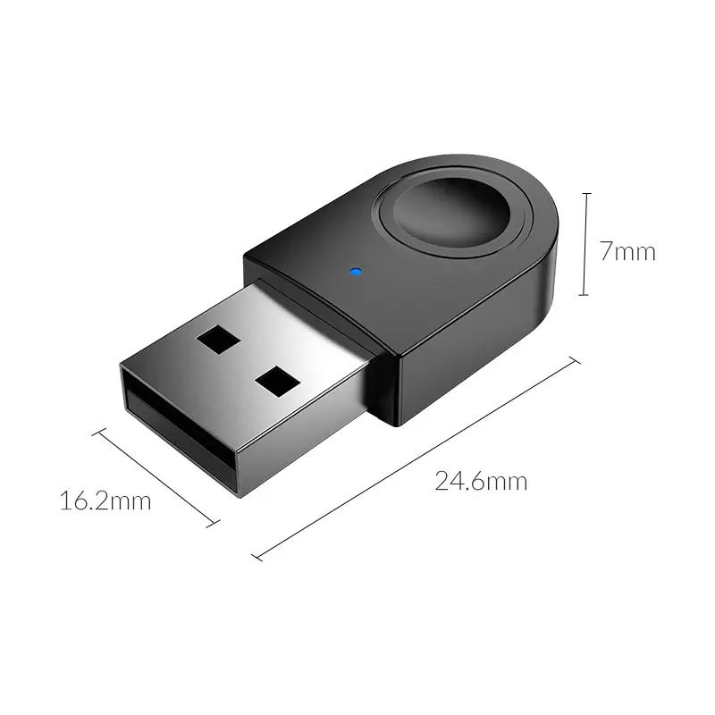 Orico блутут адаптер Bluetooth 5.0 USB adapter, black - BTA-608-BK - image 4