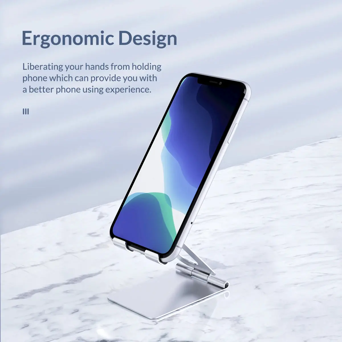 Orico βάση τηλεφώνου ή tablet για γραφείο Phone/Tablet Holder - LST-S1-SV-BP - image 6