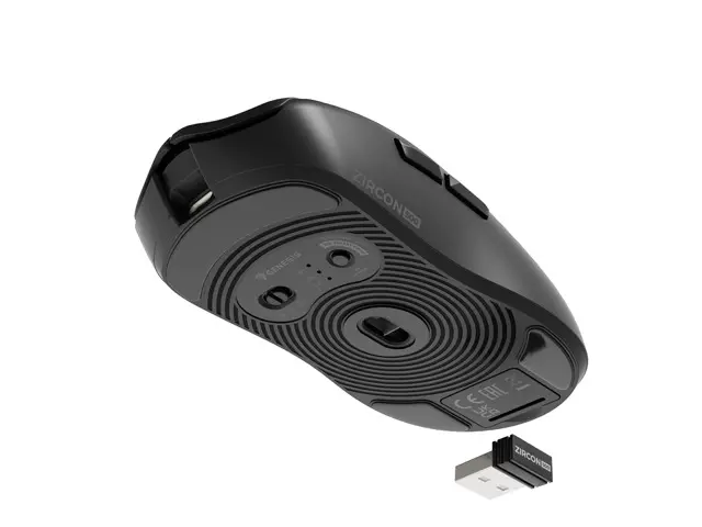 Мишка, Genesis Wireless Gaming Mouse Zircon 500 G2 Wireless 10000dpi, Black - image 7